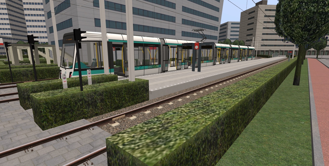 The citadis tram, which went in my way-