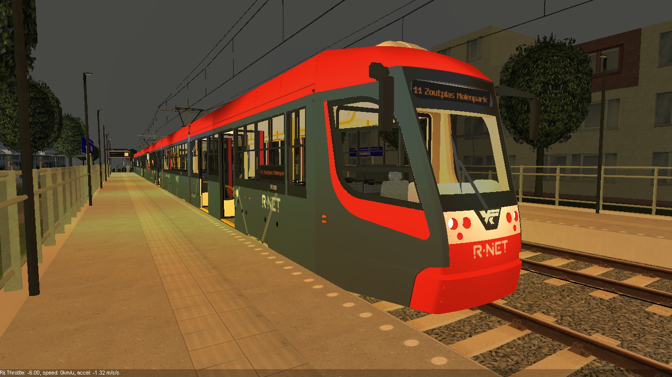 Tram 11 to Zoutplas Molenpark on 27th of September 2019