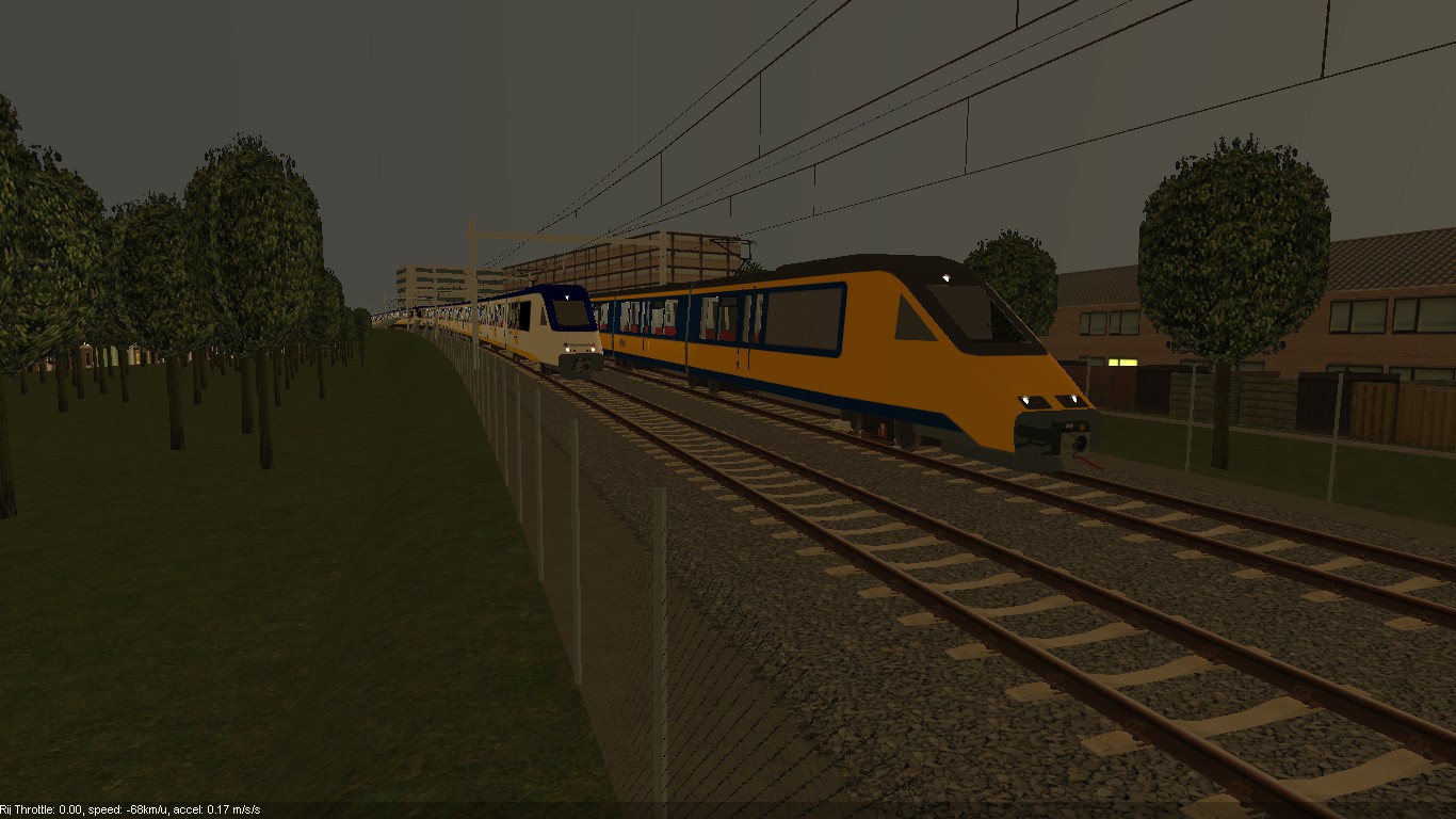 The first 2 HSL ZB-RDC Services leaving the HSL