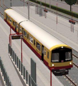 A Class 483 unit, chartered from the S-Bahn Berlin (again) operates on the Denia - Blaak S25 service via the tramline.