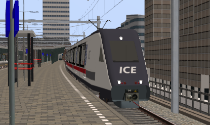 ICE 1051/ICE 1052 on the way to Hageningen, because they cant go to Rijndam