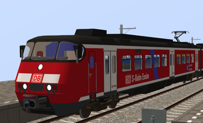 The S1/1003 (09:51) train from Oostvliegers to Essim West with 3 new refurbished SGMm units, replacing the first loco-hauled rep train.