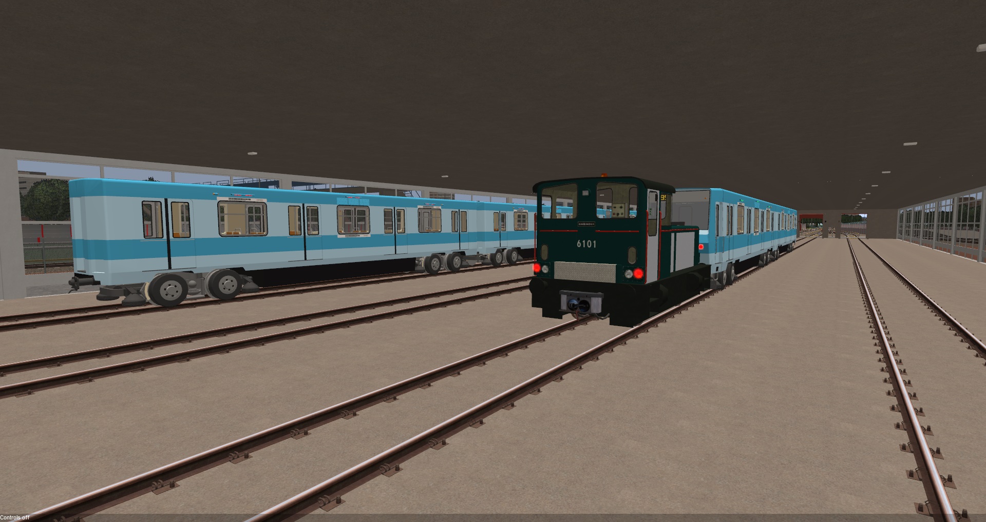 Here you can see the reforming of ex-Santiago NS74 cars. Simvliet received 4 end cars and 2 middle cars for the museum shuttle in 2019, however due to the lower demand, the two former 3-car sets are reformed into a 2-car set, while the remaining cars will be stored indefinitely.
