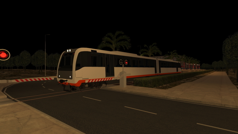 FGV 2500 DMU departs Simbugo on Saturday 30th April 2022 while forming the late evening service to Simtra.