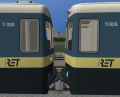 Virtual MG2 stationary at Bergpark depot, showing differences